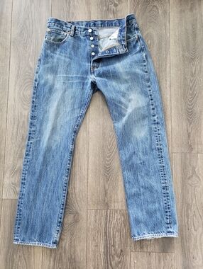 Levi's 501 Original Fit Jeans Button Fly W34 L32